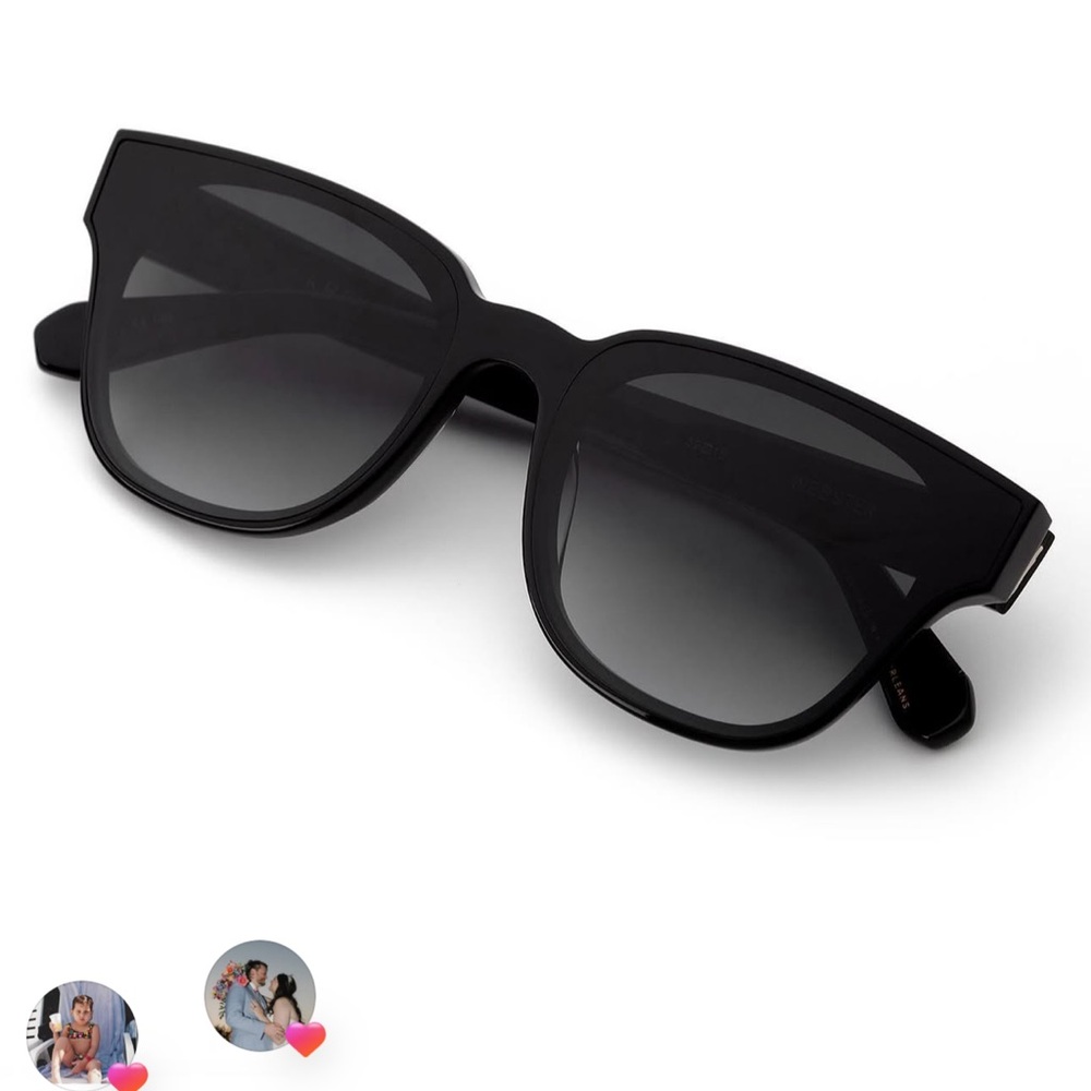 KREWE Classic Black Sunglasses